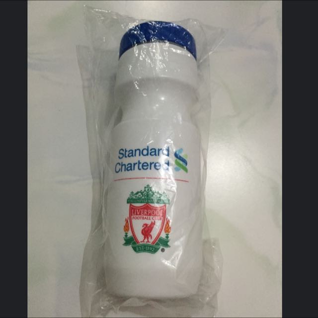 Official Standard Chartered Liverpool Fc Water Bottle Sports On Carousell
