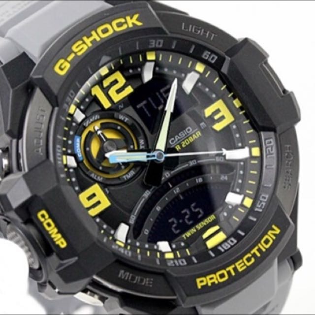 g shock twin sensor watch
