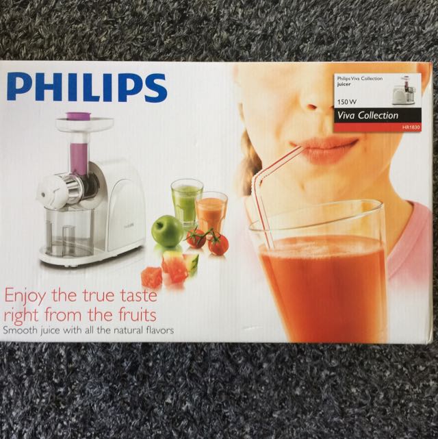 Philips Viva Collection Juicer HR1830, TV & Home Appliances, Kitchen