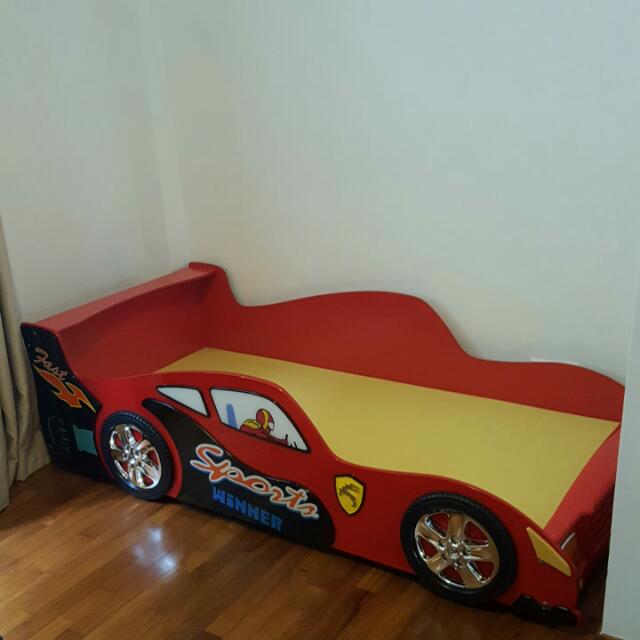 Red Kids CAR BED, Babies & Kids, Baby Nursery & Kids Furniture