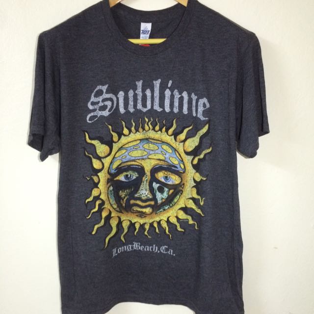 Sale Sublime Logo Stamp Sun Men S Fashion Clothes Tops On
