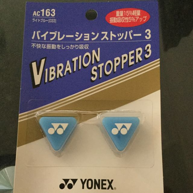 Yonex Tennis vibration Stopper 3, Sports Equipment, Sports & Games, Racket & Ball Sports on