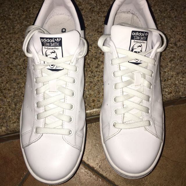 stan smith white new navy