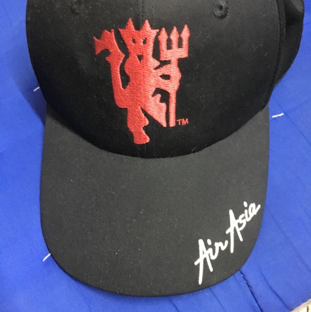AirAsia Manchester United Original Cap, Sports Equipment, Sports