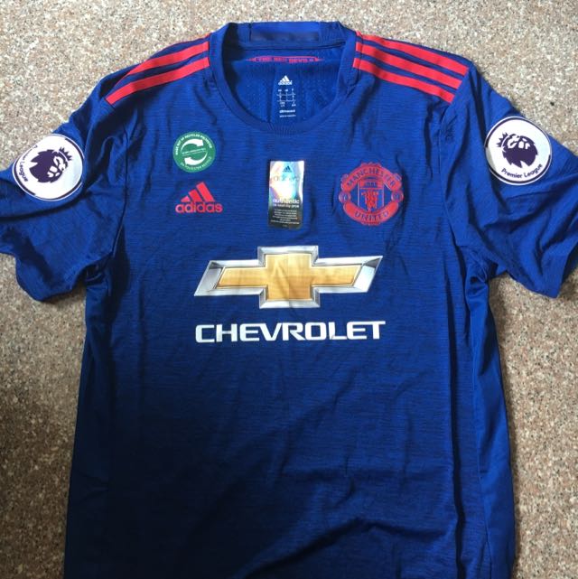 A3 Mens XLarge Manchester United Home Shirt 2019-20 Martial 9 Prem Player Badge 