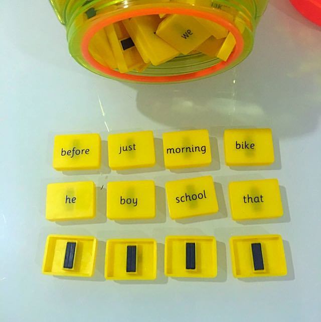 ELC Sentence tiles, Hobbies & Toys, Toys & Games on Carousell