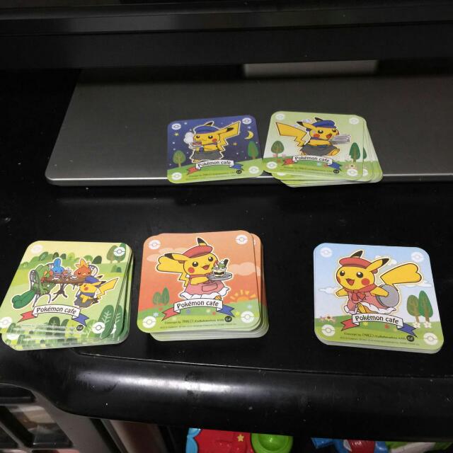 Reserved Pokemon Coasters, Hobbies & Toys, Toys & Games on Carousell