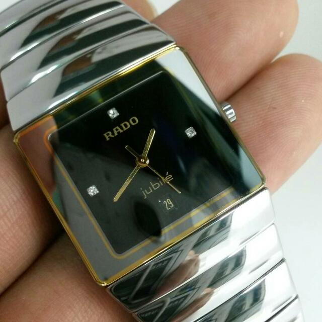 RADO 雷達 Diastar Jubilé Diamonds 152.0332.3 經典鑽石錶面 石英錶 手錶 腕表 優雅非凡 近全新真品 照片瀏覽 1