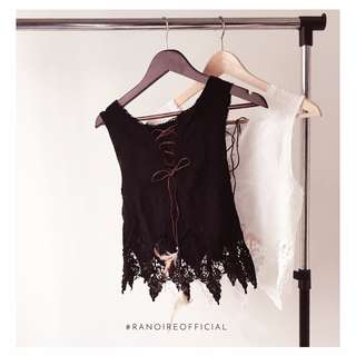 Sleeveless Crocheted Summer Top