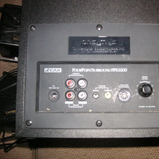 Cambridge Soundworks Fourpointsurround Fps1600 Drivers Cambridge Soundworks Fourpointsurround Fps1600 Drivers