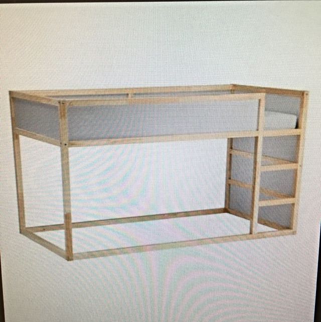 IKEA Kura Reversible Bunk Bed With Blue Tent, Furniture & Home Living