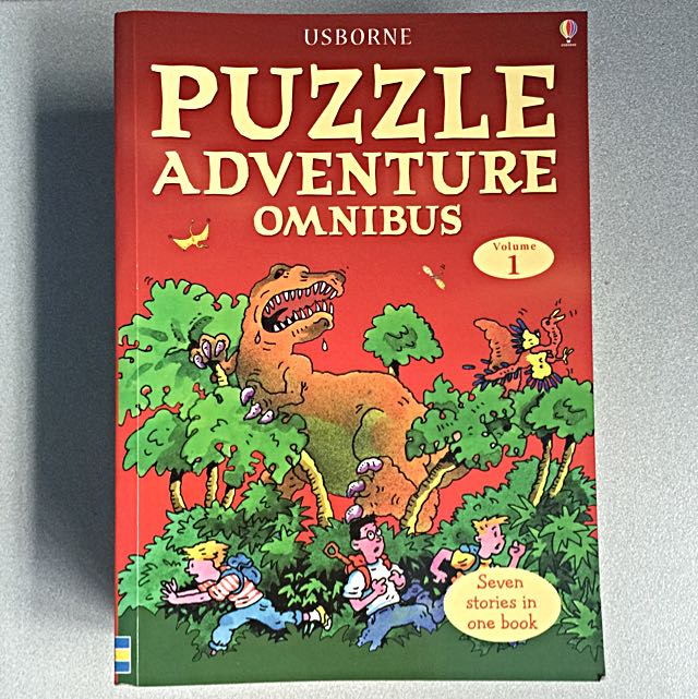 USBORNE Puzzle Adventure Omnibus Books Volume 1/2/3, Books & Stationery