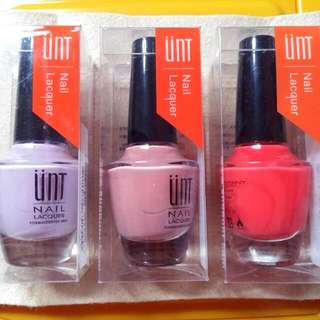 UNT 💁💅人氣熱賣指甲油 6款🌈☀夏日馬卡龍色彩
下殺任選1罐$100 （各色只有1罐喔）