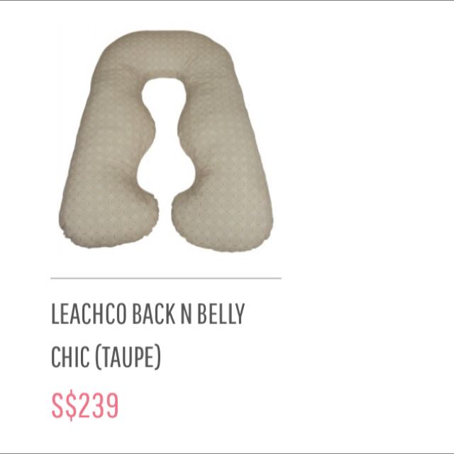 Leachco Back N Belly Maternity Support Pillow Women S Fashion On