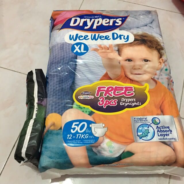 [NEW] Drypers Pampers - XL Size, Babies & Kids on Carousell