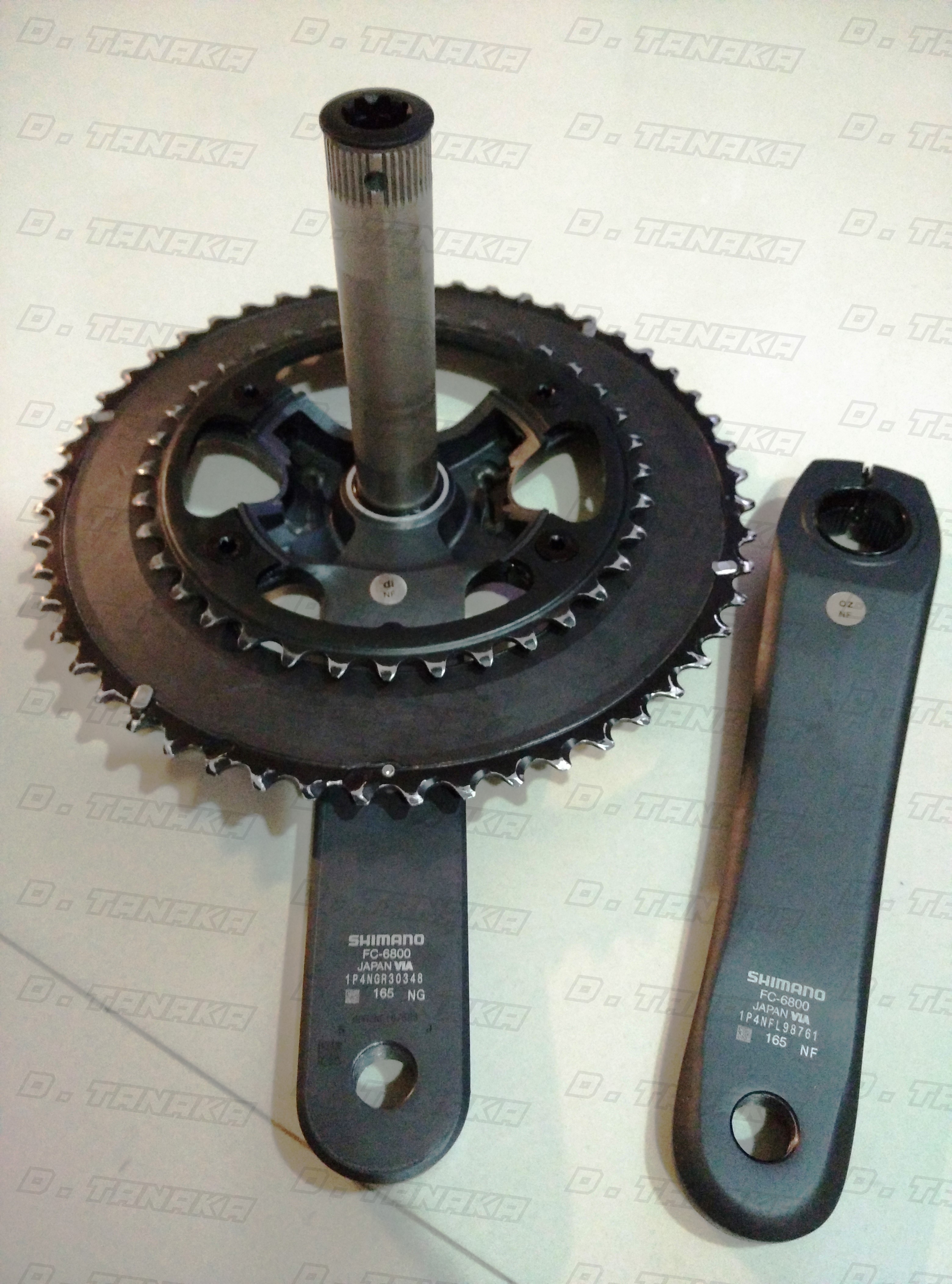 Shimano Ultegra 6800 Crankset 165mm Rare length Sports