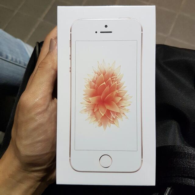 iPhone SE 64G 玫瑰金 全新 未拆封