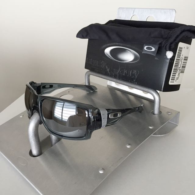 Oakley Big Taco Sunglasses Crystal Black Frames W Black Iridium Lenses,  Sports Equipment, Exercise & Fitness, Cardio & Fitness Machines on Carousell