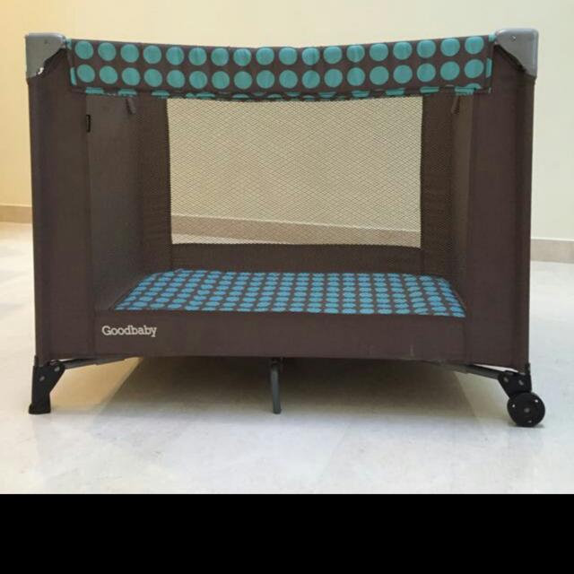 Used Goodbaby Playpen H945M. Can be converted Into