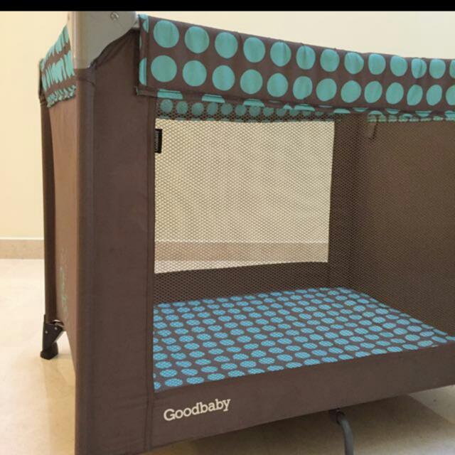 Used Goodbaby Playpen H945M. Can be converted Into