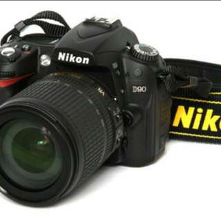 Nikon D90 Dslr with Lens Seldom Used