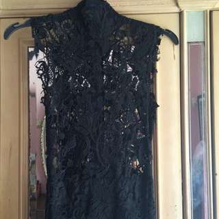 Long dress black