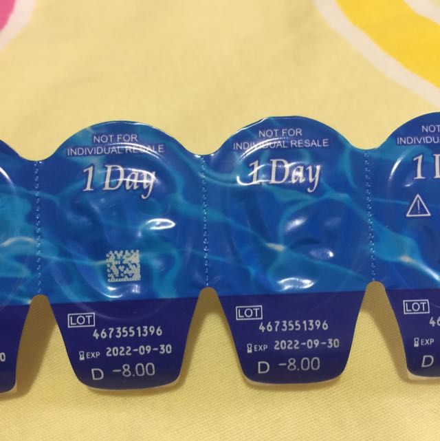 Biomedics 1 Day Extra Cooper Vision 8 00 Degree Health Beauty On Carousell