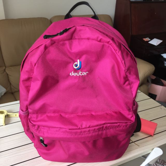 deuter pink backpack