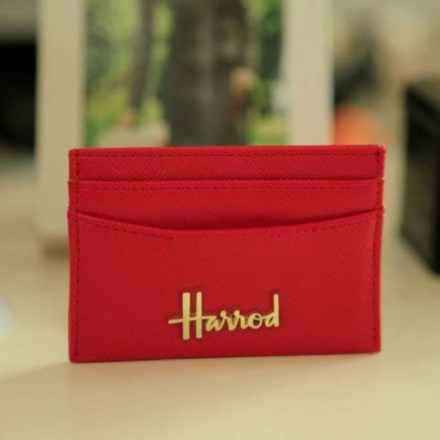 (SALE) HARRODS NAME CARD HOLDER, Women's Fashion, Bags & Wallets, Wallets & Card Holders on