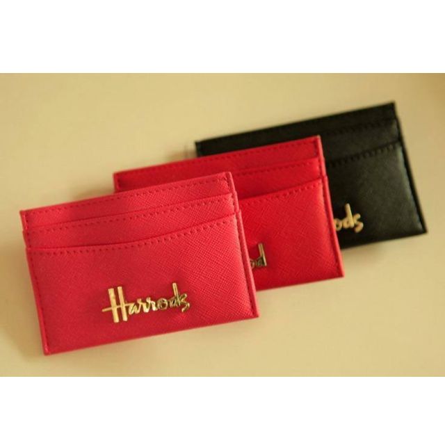 (SALE) HARRODS NAME CARD HOLDER, Women's Fashion, Bags & Wallets, Wallets & Card Holders on
