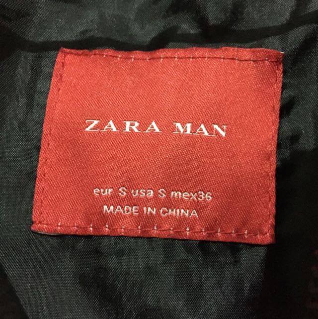 Zara Men Red Label Bomber Jacket
