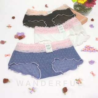 SOLD OUT!  Cute Polka Lace Underwear