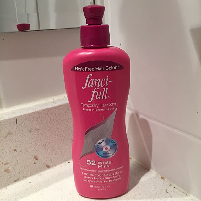 Fanci Full Temporary Hair Color White Minx 52 Everything Else On