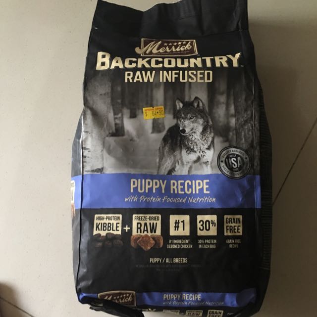 merrick backcountry raw infused puppy