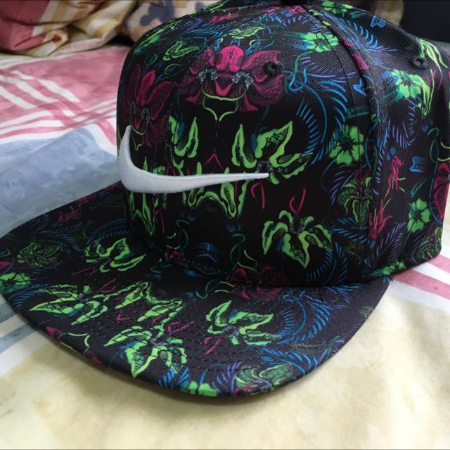 nike floral cap