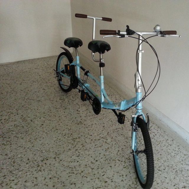 Foldable Tandem Bike Sports Equipment Bicycles Parts Bicycles on Carousell