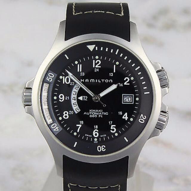 Hamilton Khaki Navy GMT H776151, Men's Fashion on Carousell