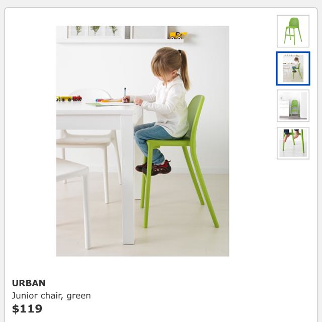 IKEA Urban Junior Chair, Babies & Kids, Nursing & Feeding, Baby High