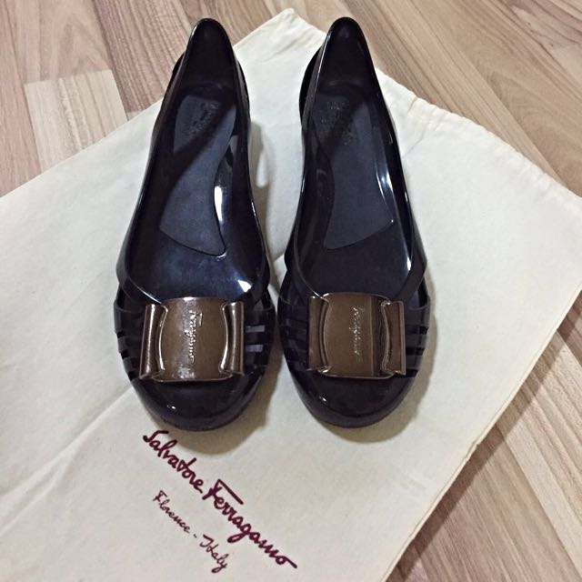 Pre loved Authentic Salvatore Ferragamo Jelly Shoe Luxury on Carousell