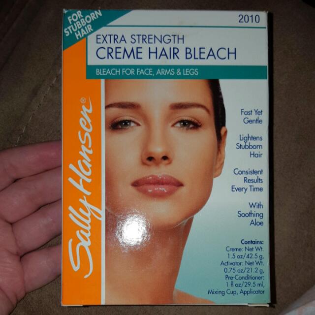 Sally Hansen Bleach For Hair Health Beauty On Carousell