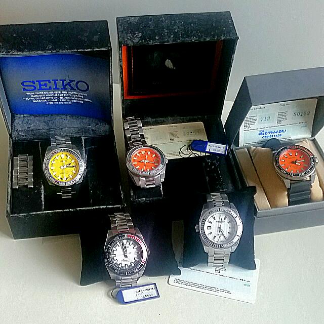 Seiko SAMURAI Collection (sell as set of 5), Men's Fashion, Muslim Wear,  Accessories on Carousell