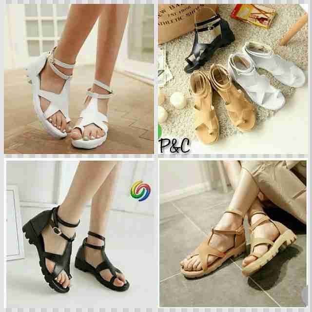 Sandal docmart wanita Clearance