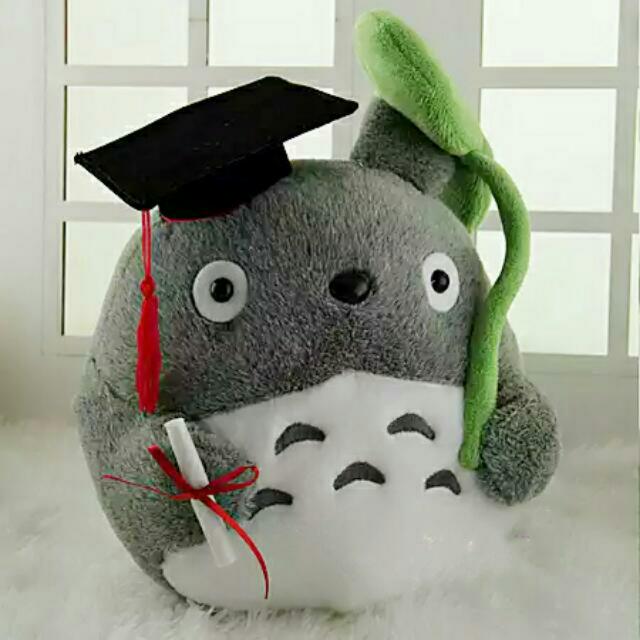 Totoro graduation plush top