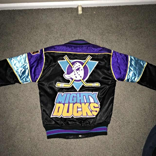 Vintage Mighty Ducks Bomber Jacket Men S Fashion Clothes On