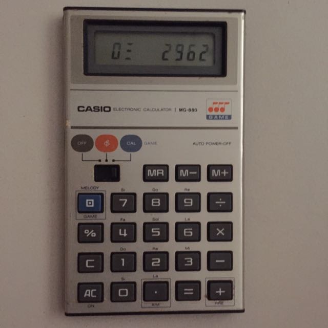 Vintage/Collector's Musical Game Calculator, Hobbies Toys