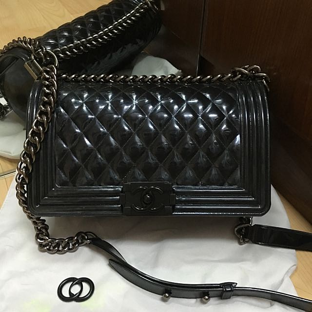 Chanel Jelly Toyboy, Women's Fashion, Bags & Wallets, Purses & Pouches on  Carousell