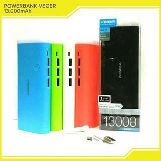 Powerbank Veger ori 13.000 mAh