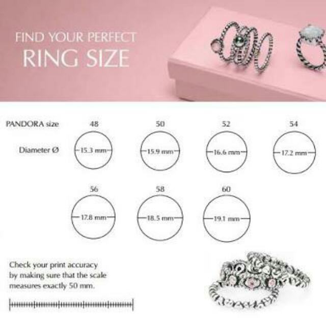Size Cincin Pandora