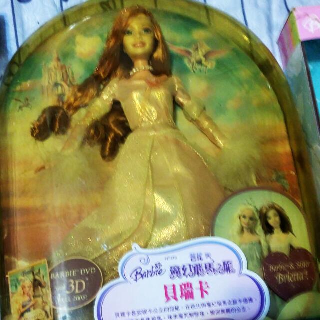 特價中 芭比之魔幻飛馬之旅貝瑞卡芭比娃娃 已絕版 玩具on Carousell