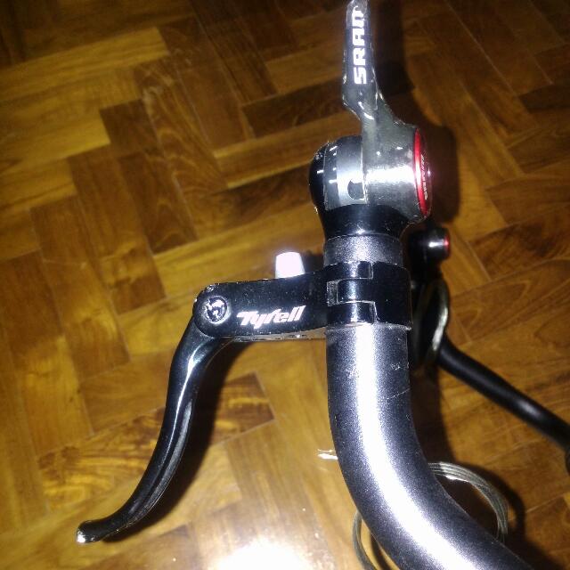 Bull Horn Bar With Sram Shifter And Brake Lever, Sports Equipment, Bicycles & Parts, Parts
